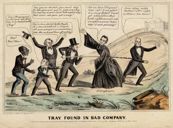 Taca znaleziona w złym towarzystwie, wydana przez J Baillie, Nowy Jork, 1844