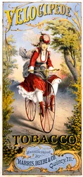 Reklama magazynu tytoniowego Velocipede