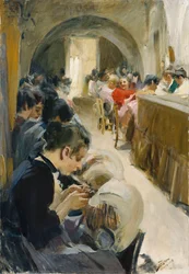 Koronkarze; Przecinak do koronek, 1894