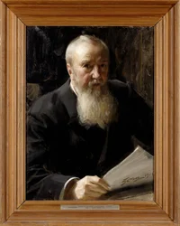 Carl Fredrik Liljevalch (1837-1909), przemysłowiec, kierownik huty żelaza i mecenas, 1906