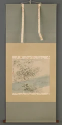 Arashiyama w Śniegu, okres Edo, XIX wiek.