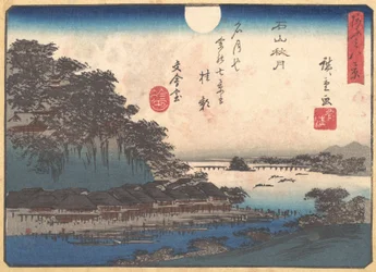 Jesienny księżyc w Ishiyama, 1857., 1857.