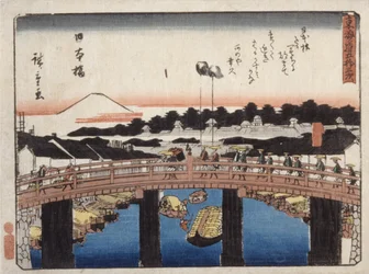 Nihonbashi (kolorowy drzeworyt)
