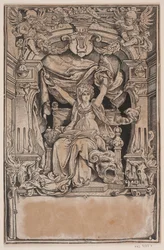 Strona tytułowa i winieta do wydania „Fausta”, Monachium 1884