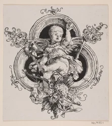 Strona tytułowa i winieta do wydania „Fausta”, Monachium 1884