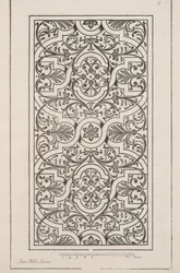 Projekt dla Parter, z Theater des Plans et Jardinages, wyd. 1652 (rycina)