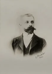 Portret francuskiego malarza Andre Brouilleta (1857)