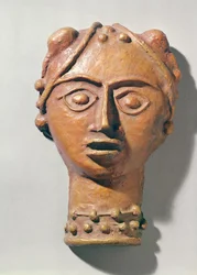 Głowa kobiety (brąz)