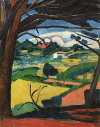 Paysage Provencal (olej na płótnie)