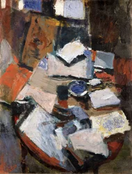 Martwa natura na stole, ok. 1903 (olej na płótnie)