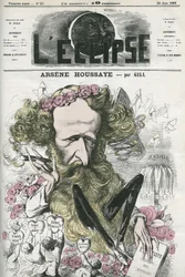 Arsene Housset dit Houssaye (1815-1896), francuski literat. Okładka w „” L