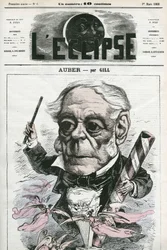 Auber Daniel-Francois-Esprit (1782-1871), muzyk francuski. Okładka w „” L