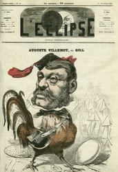 Auguste Villemot (1811-1871), francuski dziennikarz. Okładka w „” L
