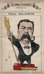 Karykatura Paula Sauniere