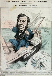 Emile-Justin Menier (1826-81) (kolor lito)