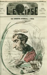 Emile Ollivier (1825-1913), polityk francuski. Okładka w „” L