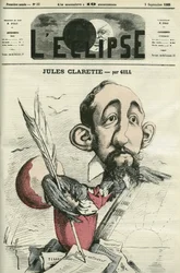 Jules Claretie (1840-1913), francuski powieściopisarz, dramaturg i krytyk. Okładka w „” L