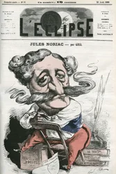 Jules Noriac (1827-1882), francuski pisarz, krytyk i dziennikarz. Okładka w „” L