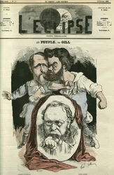 Ludy, z Clémentem Duvernois (1836-1879), Pierre-Josephem Proudhonem (1809-1865) i Jules
