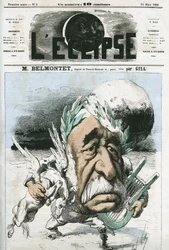 Louis Belmontet (1799-1879), francuski poeta i polityk. Okładka w „” L