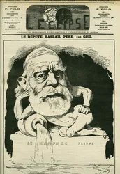 Portret Francois-Vincenta Raspaila (1794-1878), francuskiego chemika, lekarza i polityka. Okładka w „” L