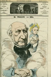 Portret Henri Wallona (1812-1904), francuskiego historyka i polityka, uważanego za ojca Republiki. Okładka w „” L