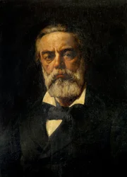 Portret Julesa Vallesa (1832-1885) Pisarz i dziennikarz Obraz Andre Gila (1840-1885) 1881 Ndz. 1,25x1,03 m Paryż, Muzeum Carnavalet