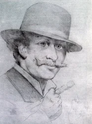 Autoportret autorstwa André Gilla, 1883, 1927