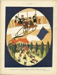 Ilustracja przedstawiająca Andre Helle (1875-1945) w Le Rire