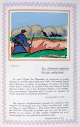 Niemcy używają chloru gazowego, Ypres, 22 kwietnia 1915, 1919