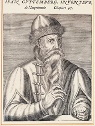 Portret Johanna Gutenberga (Moguncja, ok. 1394-1399-Moguncja)