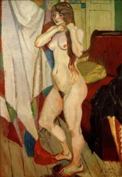 Suzanne Valadon układa włosy