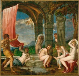 Diana i Actaion, po 1559 (obraz na płótnie)