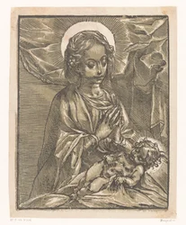 Maryja adoruje Dzieciątko Chrystus