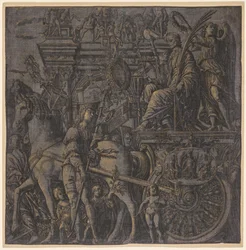 Triumf Juliusza Cezara: Triumf Cezara, 1593-99.