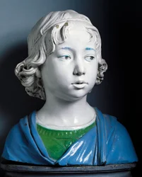 Głowa dziecka, Andrea della Robbia (1435-około 1525)