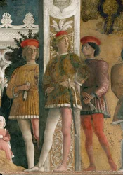 Lodovico II Gonzaga z rodziną (fresk)