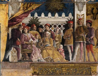 Komnata ślubna lub Camera Picta, ok. 1465-74 (fresk)