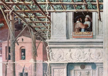 Męczeństwo św. Krzysztofa, ok. 1450-56 (fresk)