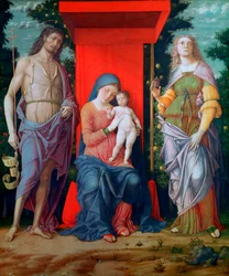 Dziewica z Dzieciątkiem ze świętymi, c1490-1505