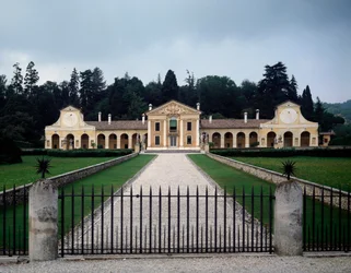 Widok willi Barbaro lub Volpi