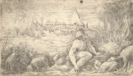 Mojżesz i płonący krzak, ok. godz. 1544-47.