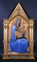Dziewica z Dzieciątkiem, ok. 1400 (tempera ze złotem na panelu)