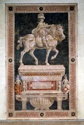 Pomnik konny Niccolo da Tolentino (wolnostojący fresk)