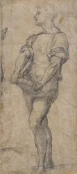 Stojąca młodzież z książką, ok. 1515