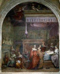 Narodzenia Maryi (Fresco