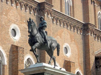 Pomnik konny Condottiere Colleoni autorstwa Andrea del Verrocchio