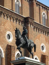 Pomnik konny Condottiere Colleoni autorstwa Andrea del Verrocchio