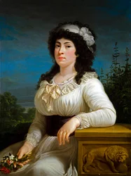 Portret Marianny Movigia Reina (olej na płótnie)