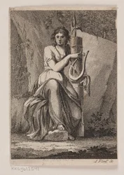 Kobieta z lirą i fasces